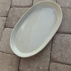 Large Stoneware Serving Tray