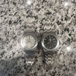 2 Stainless Steel Watches
