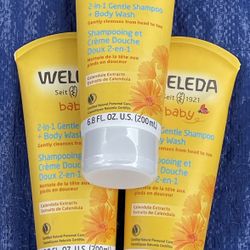 Pack Of 3 Weleda Baby Shampoo And Body Wash