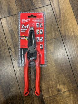 9 in. 7-in-1 High Leverage Combination Wire Stripper/Cutter Pliers