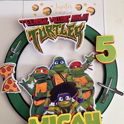 Cake Topper Ninja Turtle