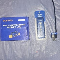 BRAND NEW BLEKOO SELF-CENTERING DOWEL JIG AND KREG 6000 DRILLING GUIDE. COLT GUN LOCK INCLUDED WITH PURCHASE. 