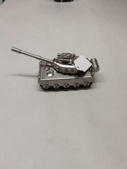 Handmade Metal Tank Toy- Located in Shelton