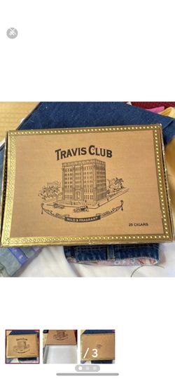 Travis Building Cigar Box