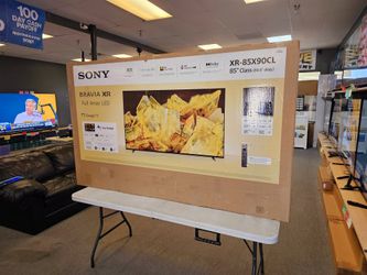 SONY 85 INCH TOP RATED XR85X90CL 120HZ FULL ARRAY HDMI 2.1 IN STOCK W/WRRANTY - PAYMENT PLANS 