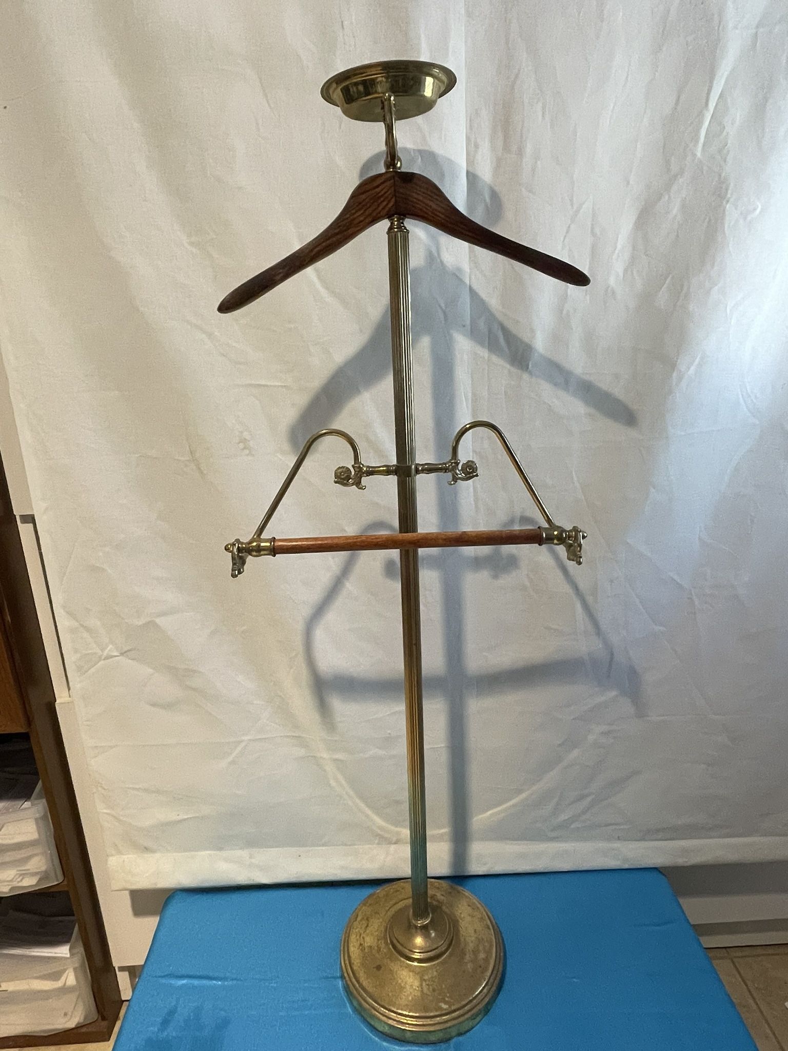 Vintage/antique Brass Valet Stand