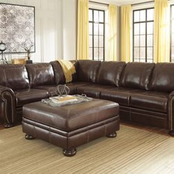 Brown sectional Sofa 