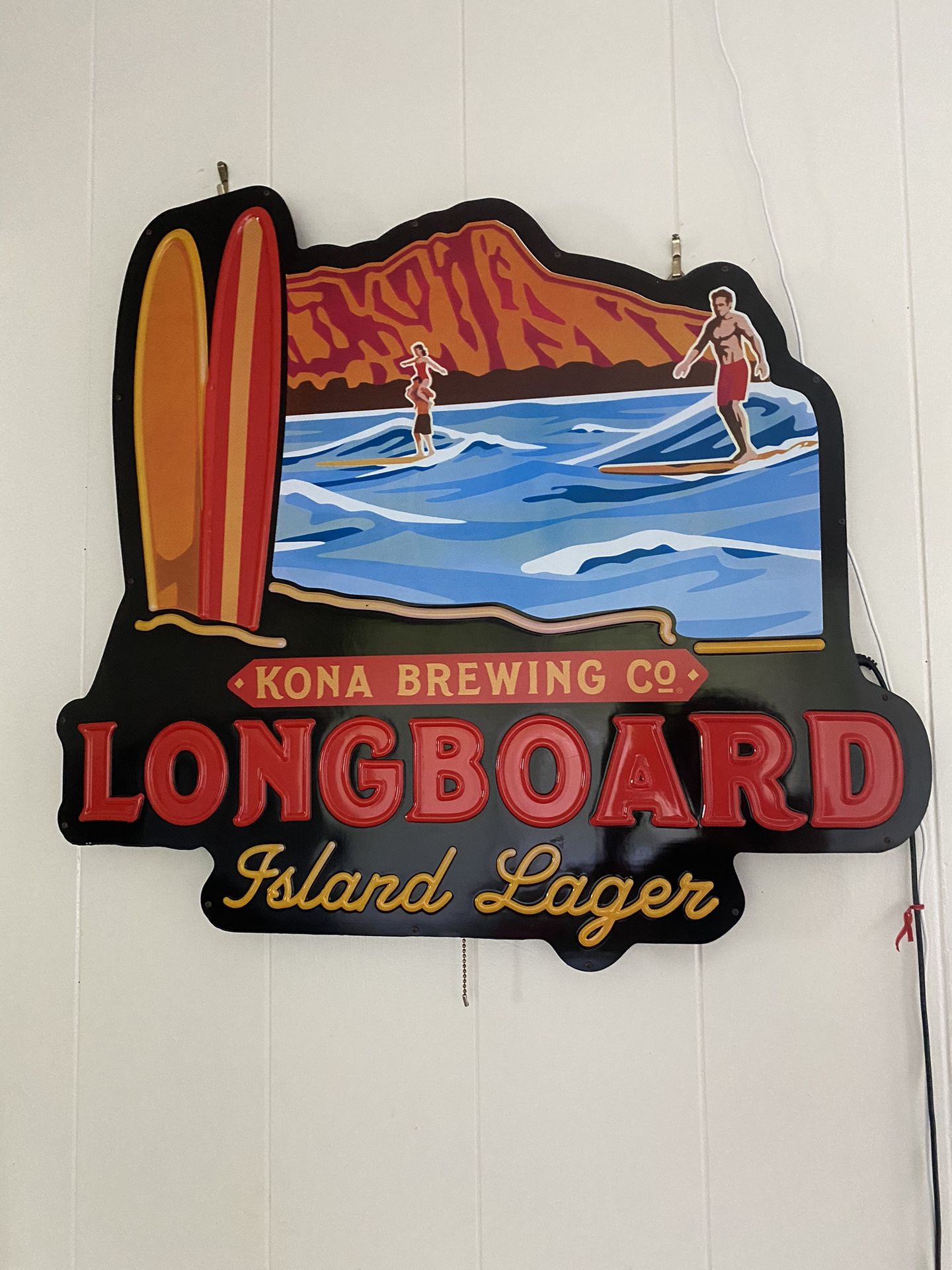 Kona Brewing LONGBOARD Island Lager サイン
