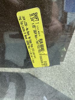 3’0” x 95” glass door