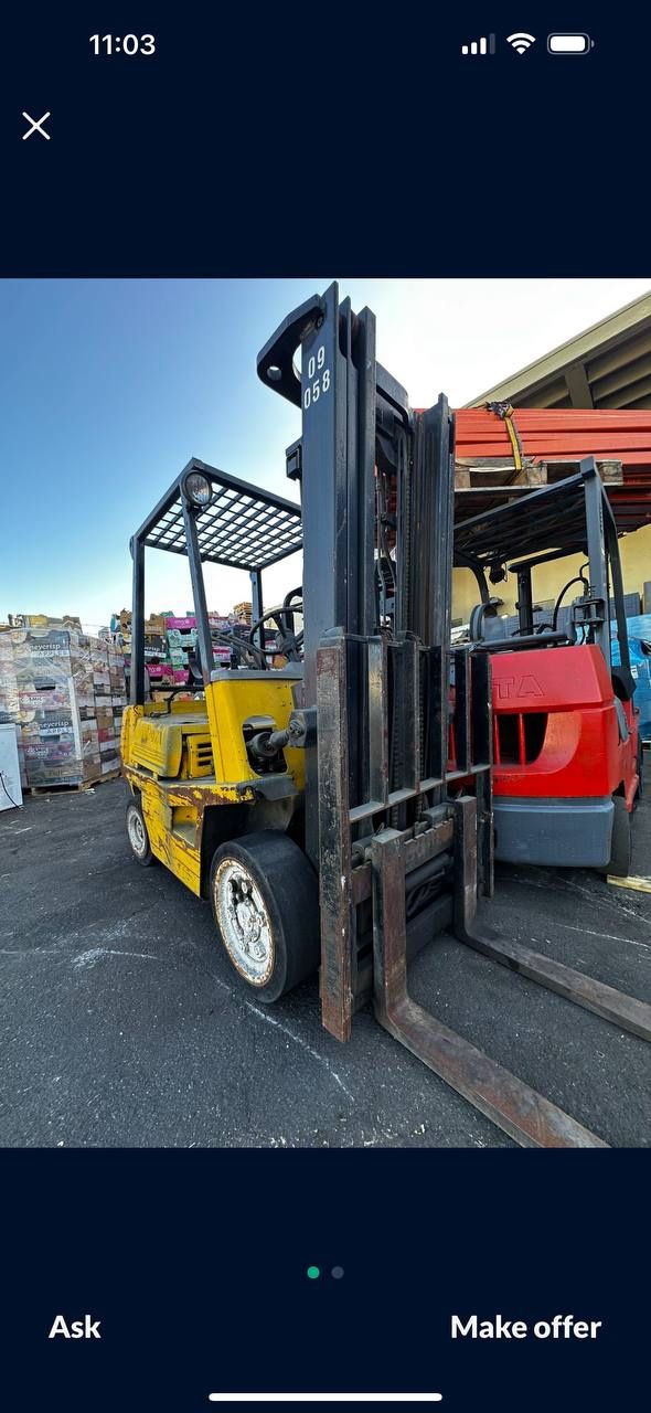 Sale! Toyota Forklift 5000 Lbs Capacity 3 Stage