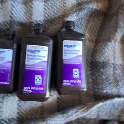 Bottles Of Hydrogen Peroxide New