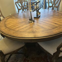 Hooker dining room tables with six chairs