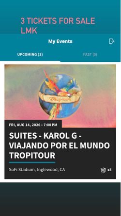Karol G tickets