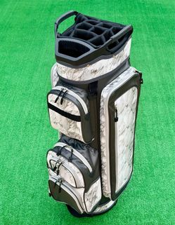 Glove It Ladies Golf Cart Bag 15-Way Marble New w/ Tags Rain Hood Lightweight