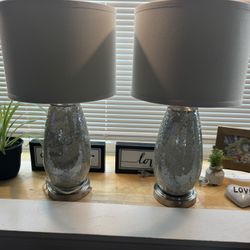 Pier 1 Mosaic Crystal Lamp