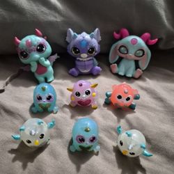 Magic Mixies Mixlings Cauldron Wands Mini Figures Bundle 