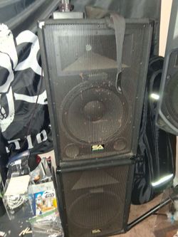 Seismic audio 15s pa speakers
