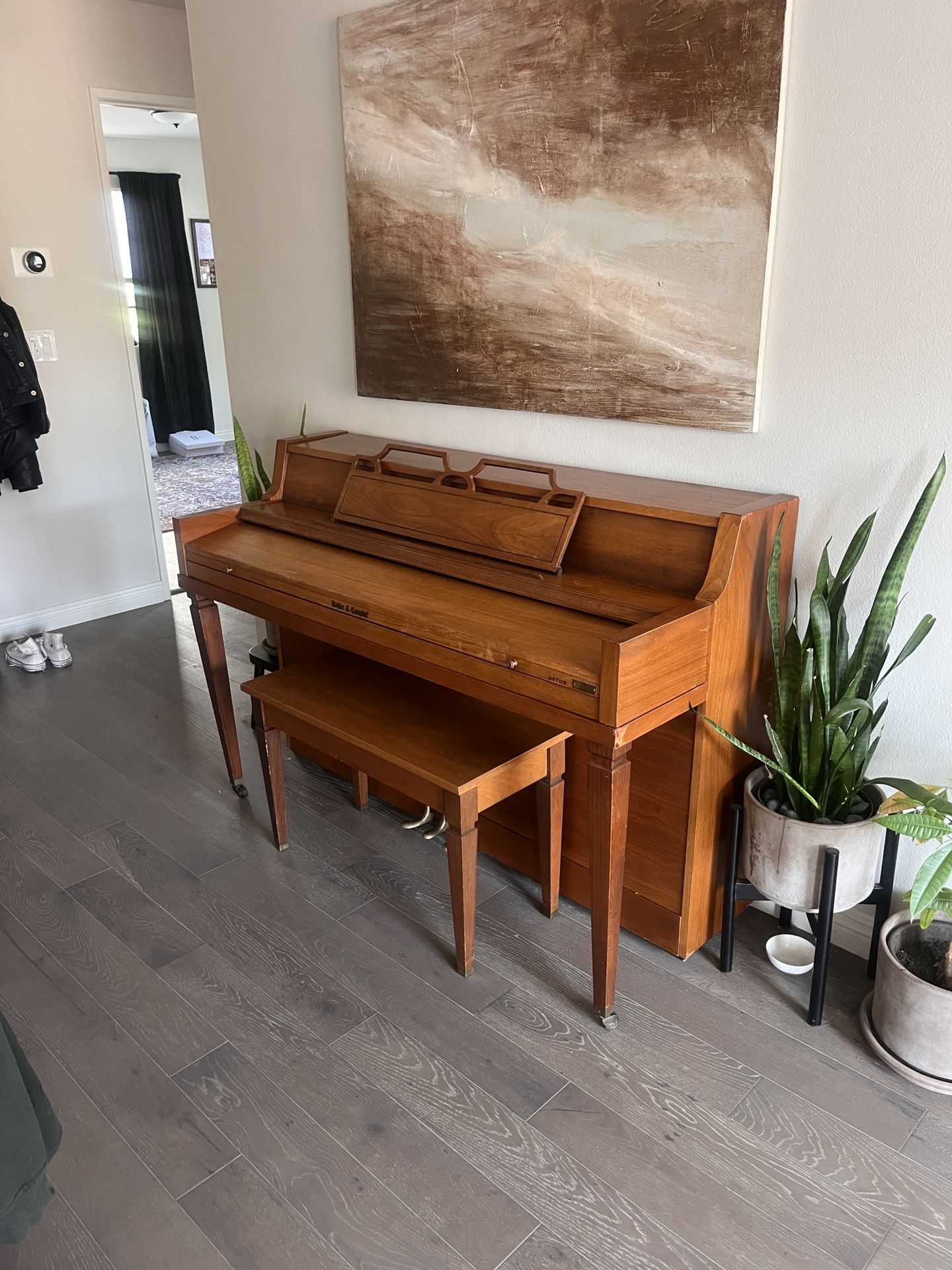 Kohler & Campbell Astor Walnut Upright Piano
