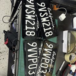 License Plate Wraps