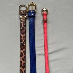 Woman’s belts 