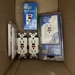 GFCI Outlets, Duplex Receptacle Outlets And Cover Plates