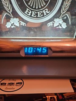 Miller lite clock & sign