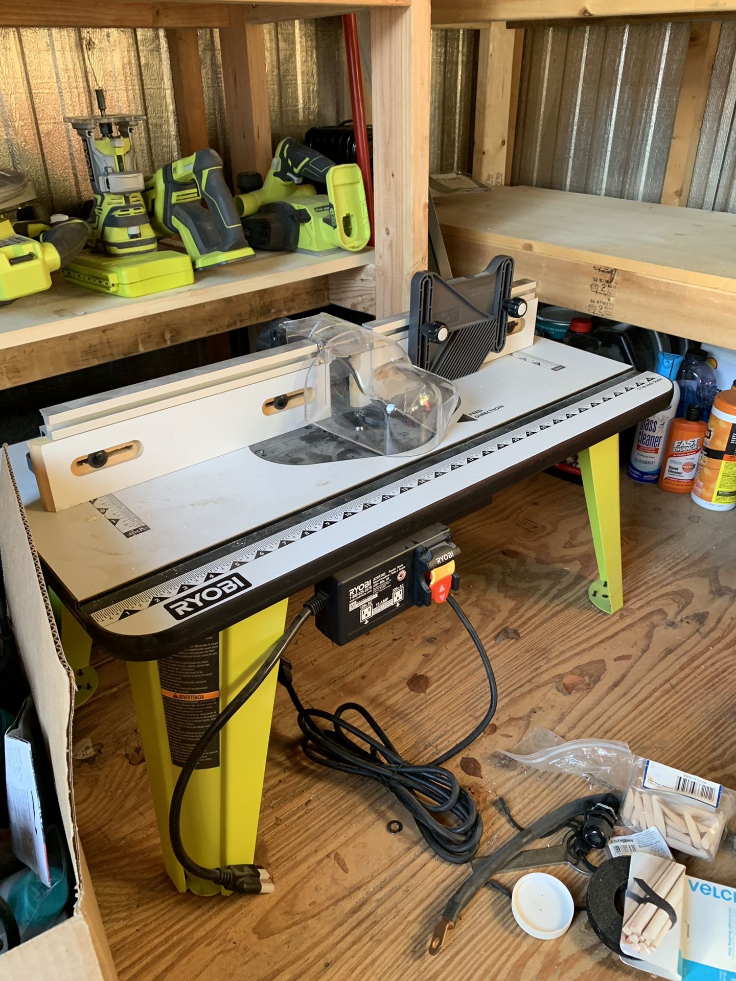 Ryobi router table with router included for Sale in Gilbert, AZ OfferUp