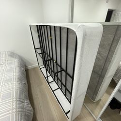 Disassembled Metal Bed Frame