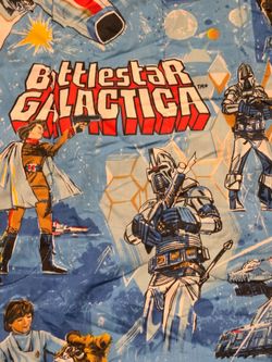 1978 BATTLESTAR GALACTICA Sleeping Bag Vintage Full Size Cylon VERY RARE