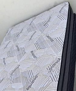 White Bamboo Queen Size Mattress Set 