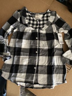 Girls 5t Flannel Blouse