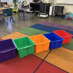 Colorful Buckets 