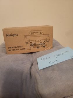 Nilight 6Inch Oval Trailer Tail Light