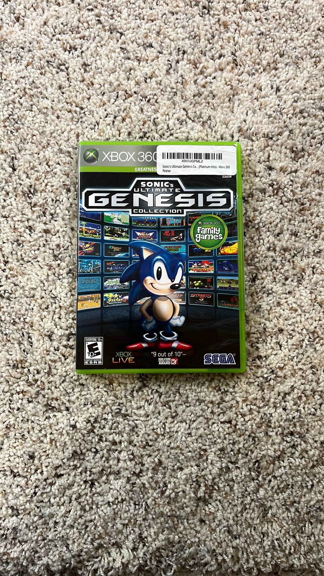 Sonics’s Ultimate Genesis Collection (Xbox 360)