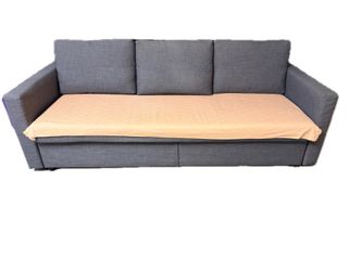 IKEA FRIHETEN Sleeper sofa, Skiftebo dark gray, Can be converted to Bed