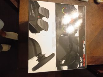 Superdrive 220RS gaming steering wheel and pedals, never opened, Brand New