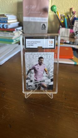 Lionel Messi 2023 Leaf Prized Legend #12 GAS 10 Gem Mint