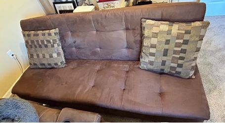 Suede Futon