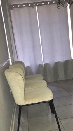 3 Corduroy Accent Chairs  | CHOAIRY
