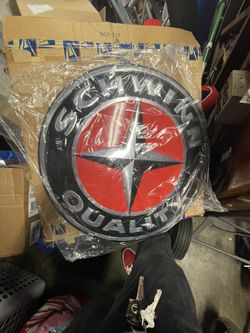 Schwinn Bicycle Sign Brand New (collectors item)