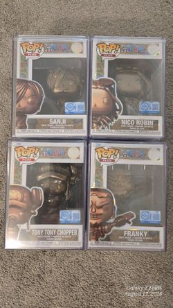 Funko Pop One Piece Bronze Set of 4