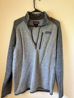 Patagonia Men’s Grey And Dark Grey 1/4 Zip