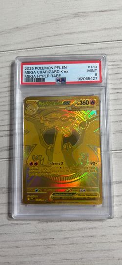 PSA 9 Mega Charizard X ex Mega Hyper Rare #130