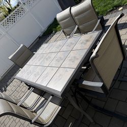 Patio table n chairs