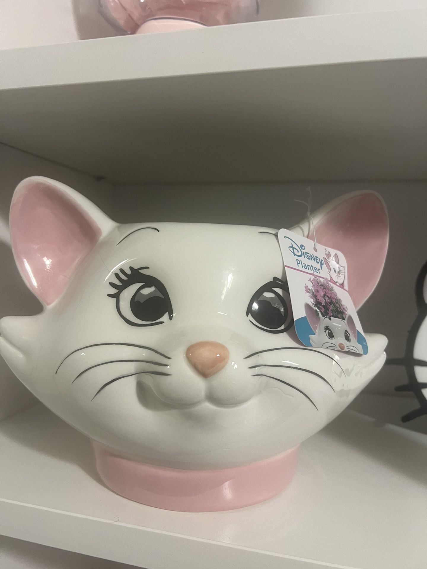 Disney The Aristocats Marie Planter Hand Painted Flower Pot Canister