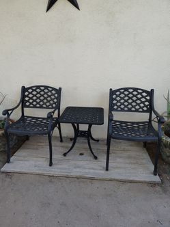 Cast Aluminum Patio Set
