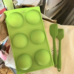 Semi Sphere Hot Chocolate Bombs Mold (have In Green And Red) - $7 Each Set