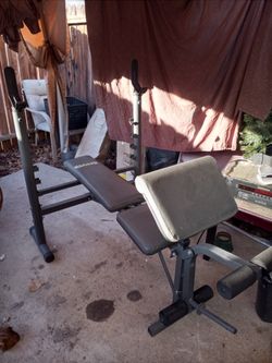 Multi Purpose Bench/incline Armcurl/Leg Machine 