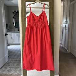 Donna Morgan Sundress Red Midi Maxi Dress Size 12