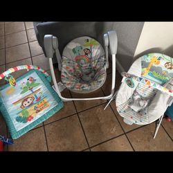 Baby Bouncer Play Mat And Swing